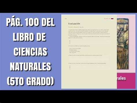 Libro De Ciencias Naturales 5 Grado Contestado Calameo 5