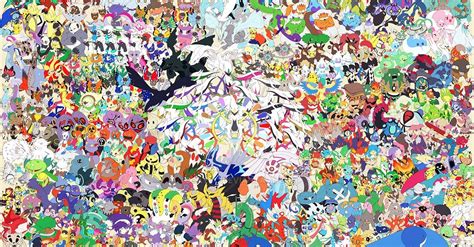 Pokémon 350 Heures De Travail Pour Peindre Tous Les Pokémon Sur La