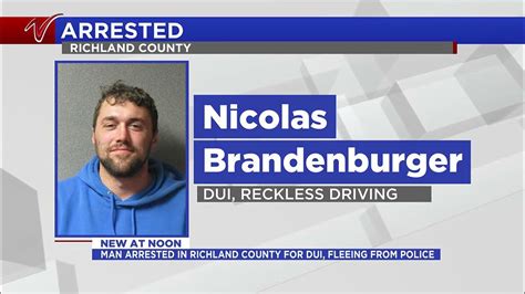 Man Arrested Dui Fleeing After Chase In Richland County Youtube