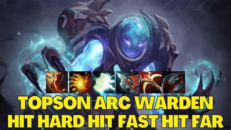 topson arc warden hit hard hit fast hit far dota 2 pro gameplay [watch and learn] youtube