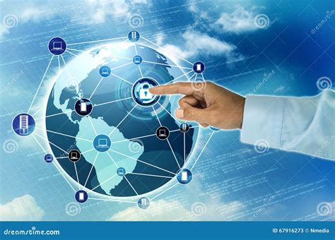 Internet Secured Connection Stock Image Image Of Secure Network