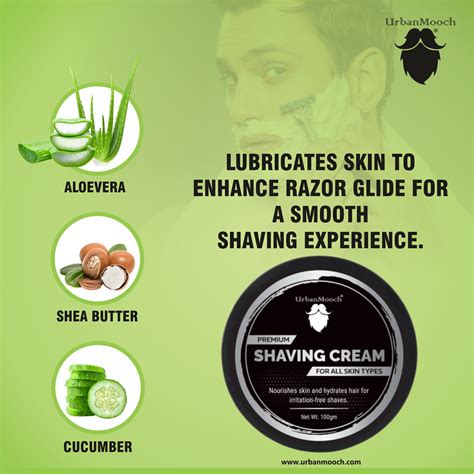 Shea Butter Shaving Cream For Smooth Shave Urbanmooch