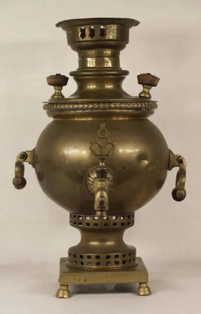 Antique Imperial Russian Brass Samovar 30000 Picclick
