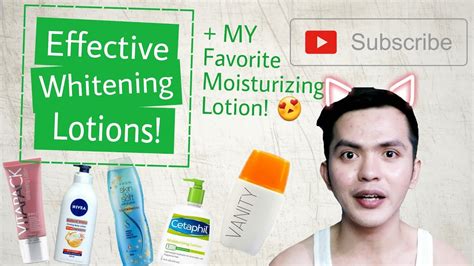 5 Best Whitening Lotions Available In The Philippines Youtube