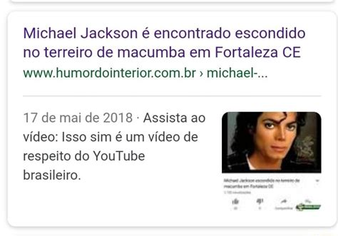 Michael Jackson é Encontrado Escondido No Terreiro De Macumba Em