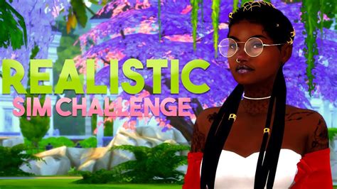 Realistic Sim Challenge The Sims 4 Create A Sim Challenge Youtube