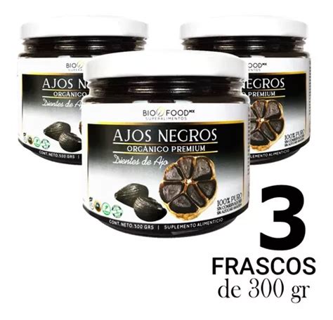 Ajo Negro Organico Premium Frascos De G Gourmet