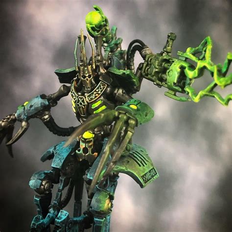Custom Skorpekh Lord By Dragonfodderminiatures On Ig Warhammer40k