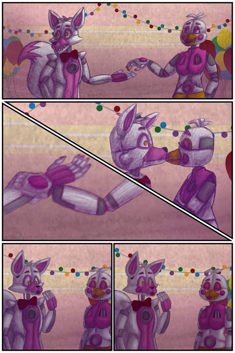 How Funtime Foxy Got His Makeup Funtime Foxica Comic