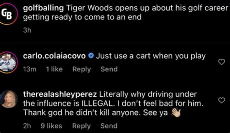 Pat Perezs Wife Takes Vicious Unsolicited Shot At Tiger Woods