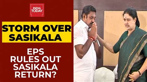 Battle For Tamil Nadu Cm Eps Rules Out Truce With Sasikala Ahead Of