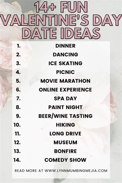 14 Fun Valentines Day Date Ideas Lynn Mumbing Mejia