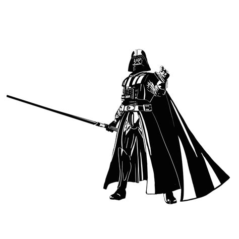 Darth Vader Star Wars SVG PNG The Dark Side Force Etsy