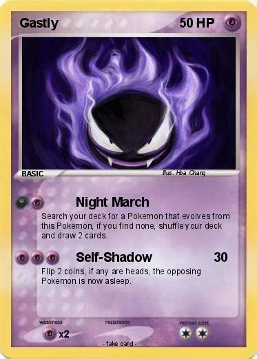 The seller has relisted this item or one like this.relisted this item or one like this. Pokémon Gastly 212 212 - Night March - My Pokemon Card