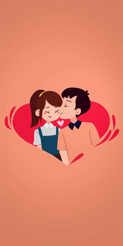 Download 8k Iphone Cute Couple Kiss Wallpaper