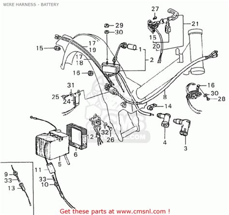 Honda C90 Wiring Diagram 026