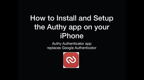 However, when the app stops loading, and instead crashes on open, you can easily lose. How to setup the Authy app on iPhone - Google ...