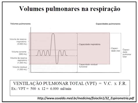 Volume De Ar Inspirado Ou Expirado Numa Respiração Forçada