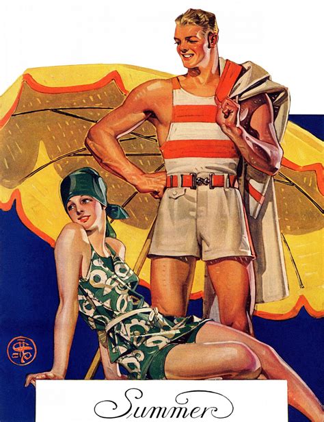 Vintage Mens Swimwear History 1930s 1940s 1950s
