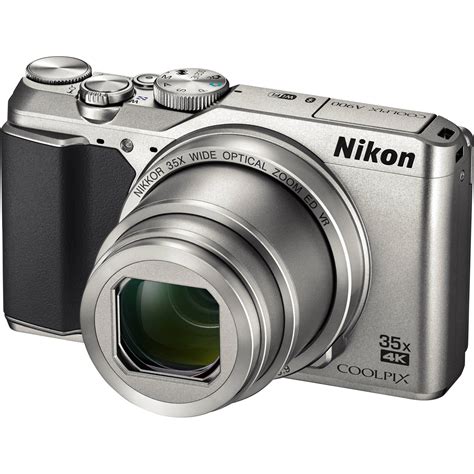Nikon Coolpix A900 Digital Camera Silver 26505 Bandh Photo Video