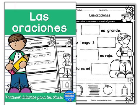 Las Oraciones Material Didactico Para Tus Clases