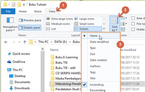 Cara Mengelola File Dan Folder Dalam File Explorer Windows 10