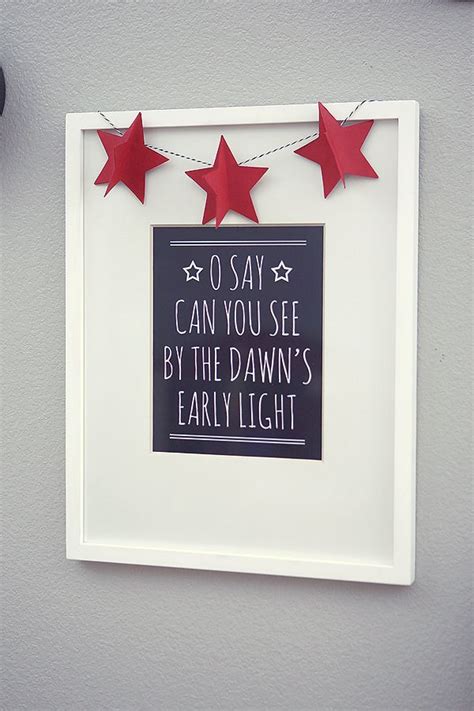 4th Of July Décor Oh Say Can You See Free Printable Fourth Of
