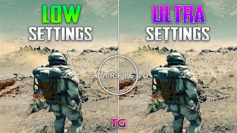 Starfield Ultra Vs Low Settings Graphics Fps Comparison Youtube My