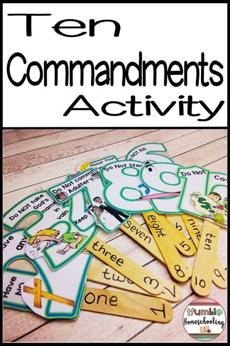 The 10 Commandments Bible Lessons For Kids Preschool Bible Lessons