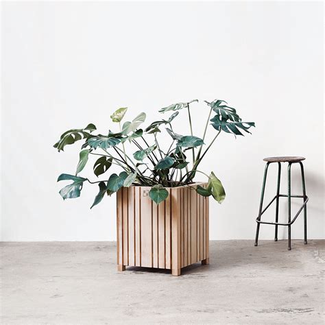 Self Watering Wooden Planters For Outdoor Or Indoor Growbig Squarely