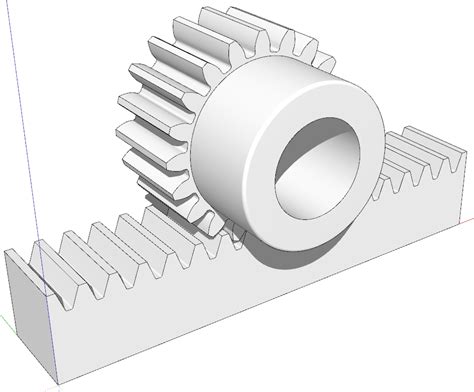 Rack And Pinion Drawing
