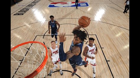 Ja Morant Throws Down Two Ridiculous Dunks Vs Heat Youtube