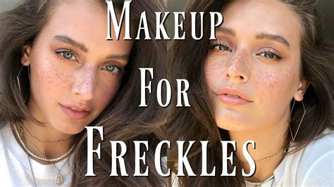 Everyday Makeup For Freckles Foundation For Freckles And Faux Freckle How To Youtube Fair
