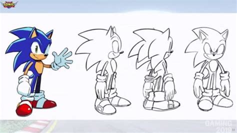 Speedin Through Sonic Art Sonic How To Draw Sonic