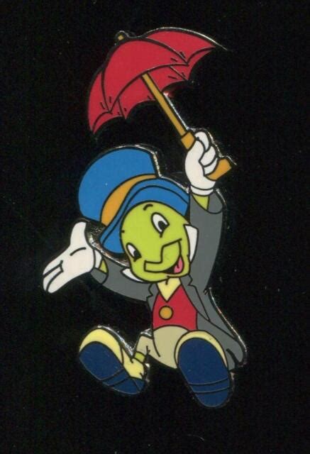 Dlr Jiminy Cricket With Open Umbrella Disney Pin 3751 Ebay