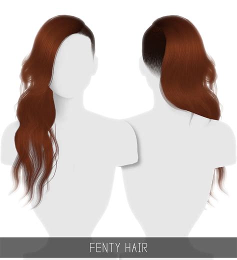 Simpliciaty Fenty Hair Sims 4 Hairs