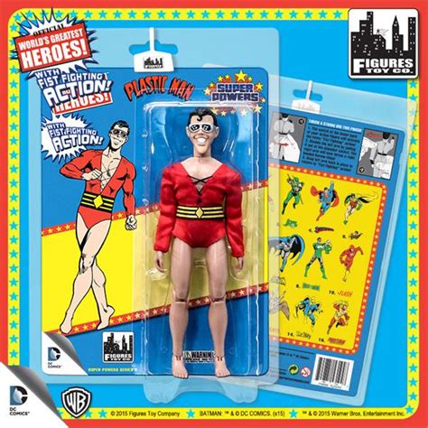 Dc Retro Mego Kresge Style Super Powers Plastic Man Action Figure The