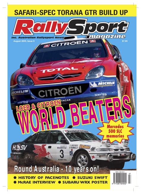 Rallysport Magazine August 2005 Rallysport Magazine