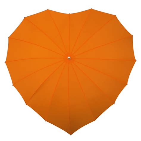 Orange Heart Umbrella Umbrella Heaven 1000 Umbrellas