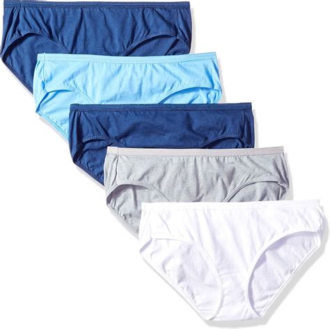 Hanes Ultimate Womens Comfort Cotton Hipster Panties 5 Pack At Amazon Womens Clothing Store