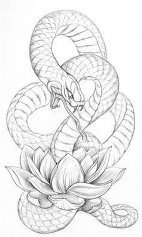 I have another lesson for the for this is how to draw a flower,easy,with step by step instructions that allow you tolearn the more. 36+ Best Snake And Flower Tattoo Designs & Meanings | PetPress