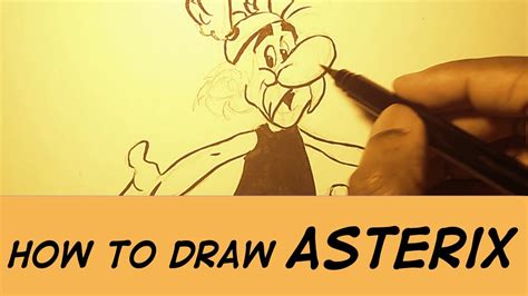 How To Draw Comic Book Characters Asterix Youtube