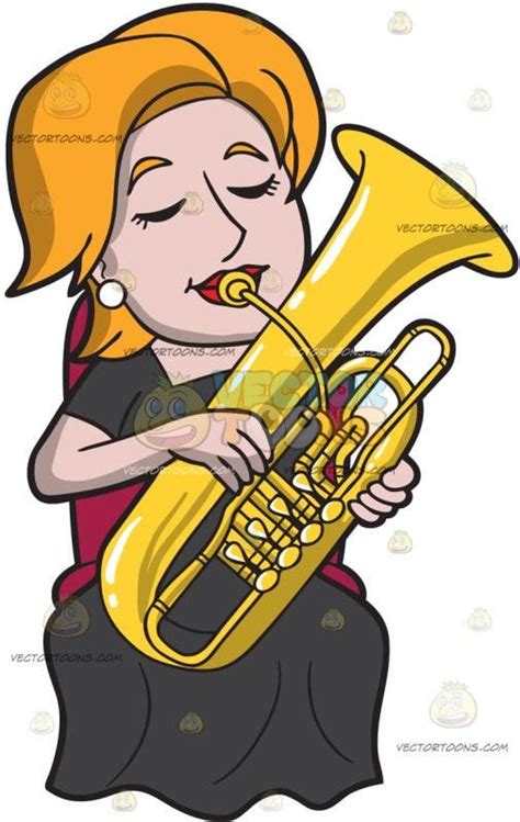 A Woman Playing Tuba In An Orchestra Concerto Orchestra Women Long