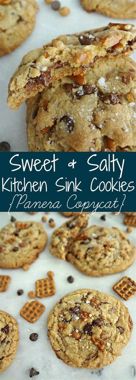 Please check the related links to see calories for other cookie types. Sweet & Salty Kitchen Sink Cookies {Panera Copycat ...