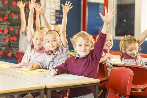 Happy Children In School