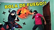 COMO HACER EL JUTSU BOLA DE FUEGO EN LA VIDA REAL - YouTube