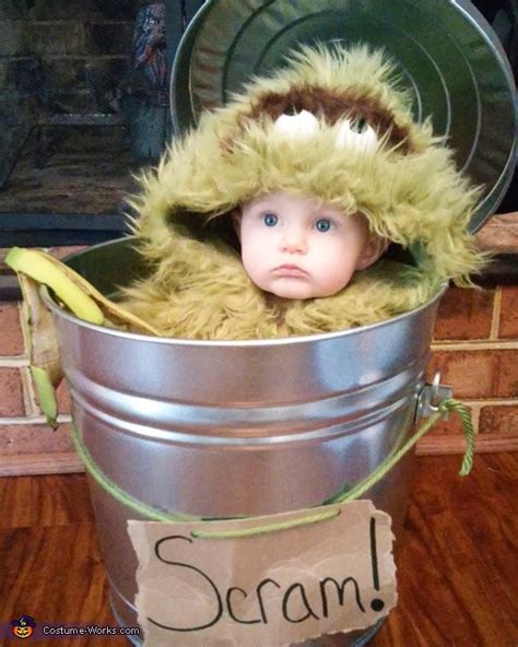 Diy Oscar The Grouch Baby Costume