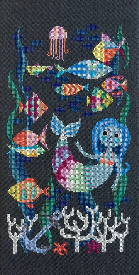 Unsure of where to start? Satsuma Street — Mermaid Lagoon - a counted cross stitch ...