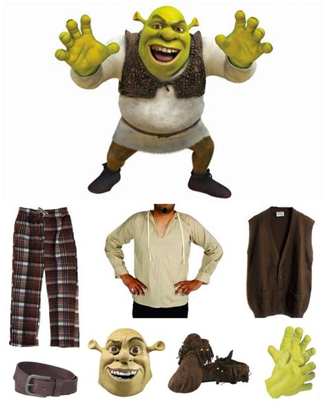 Make Your Own Shrek Costume Shrek Halloween Costume Trendy Halloween