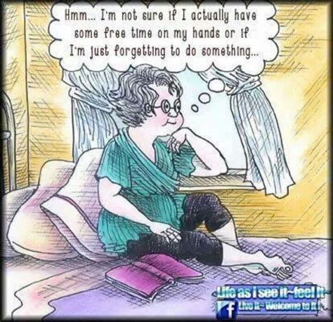 Fibro Fog Cartoon Senior Humor Fibromyalgia